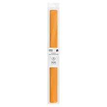 Бумага крепированная Три Совы, 50*250 см. 32г./м2, светло-оранжевая, в рулоне, пакет с европодвесом