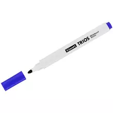 Маркер для белых досок Luxor "Trios" синий, пулевидный, 2,5 мм.
