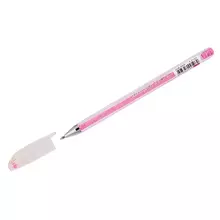 Ручка гелевая Crown "Hi-Jell Pastel" розовая пастель 08 мм.