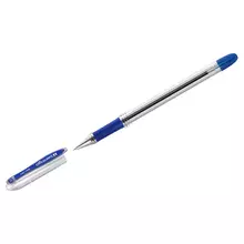 Ручка шариковая Berlingo "I-15" синяя 07 мм. грип