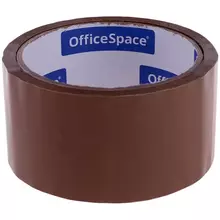 Клейкая лента упаковочная OfficeSpace, 48 мм.*40 м. 38 мкм. темная, ШК