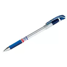 Ручка шариковая Berlingo "Silk Touch 2000" синяя 07 мм. игольчатый стержень грип