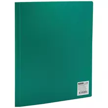 Папка с 20 вкладышами OfficeSpace А4 17 мм. 400 мкм. пластик зеленая