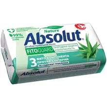 Мыло туалетное Absolut "Алоэ" антибактериальное бумажная обертка 90 г