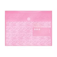Папка-конверт на липучке Berlingo "Starlight S" А4, 180 мкм. пастель, розовая