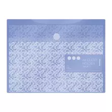 Папка-конверт на липучке Berlingo "Starlight S" А4, 180 мкм. пастель, фиолетовая