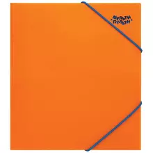 Папка для тетрадей на резинке Мульти-Пульти А5 500 мкм. оранжевая