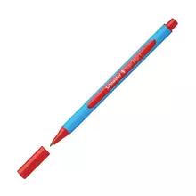 Ручка шариковая Schneider "Slider Edge F" красная 08 мм. трехгранная
