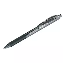 Ручка гелевая автоматическая Berlingo "Classic Gel" черная, 0,5 мм. грип