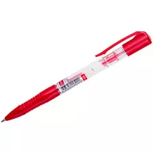 Ручка гелевая автоматическая Crown "Auto Jell" красная, 0,7 мм.