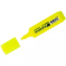Текстовыделитель MunHwa "UnderLine" желтый 1-5 мм.