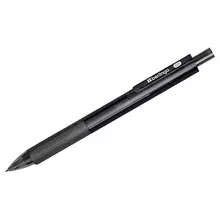 Ручка гелевая автоматическая Berlingo "Triangle gel RT" черная, 0,5 мм. грип