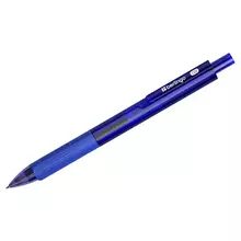 Ручка гелевая автоматическая Berlingo "Triangle gel RT" синяя, 0,5 мм. грип