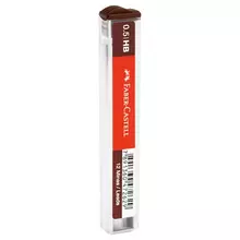 Грифели для механических карандашей Faber-Castell "Polymer" 12 шт. 05 мм. HB