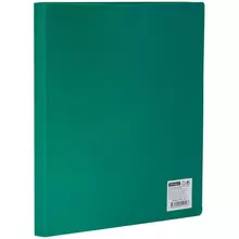 Папка с 30 вкладышами OfficeSpace А4 21 мм. 400 мкм. пластик зеленая
