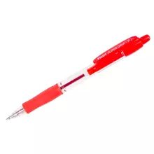 Ручка шариковая автоматическая Pilot "Super Grip" красная 07 мм. красный грип