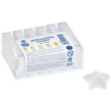 Легкий пластилин для лепки Мульти-Пульти, белый, 6 шт. 60 г. прозрачный пакет