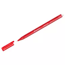 Ручка гелевая стираемая Berlingo "Apex E" красная, 0,5 мм. трехгранная