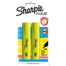 Набор текстовыделителей Sharpie "Fluo XL" 2 шт. желтые скошенные 075-5 мм. блистер