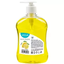 Мыло жидкое Vega "Лимон", дозатор 500 мл