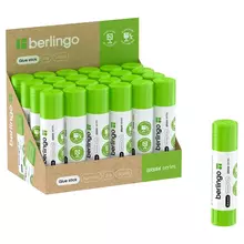 Клей-карандаш Berlingo "Green Series" 21 г. растительные компоненты (крахмал)