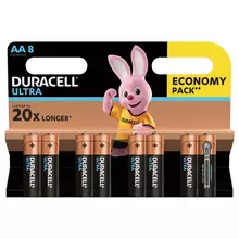 Батарейка Duracell UltraPower AA (LR06) алкалиновая 8BL