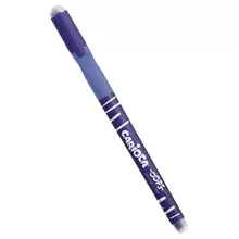 Ручка гелевая стираемая Carioca "Oops" синяя, грип, 0,7 мм.