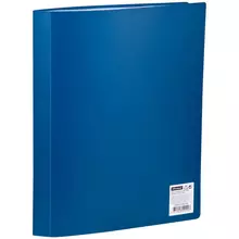 Папка с 40 вкладышами OfficeSpace А4 21 мм. 400 мкм. пластик синяя