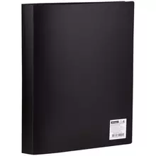 Папка с 40 вкладышами OfficeSpace А4 21 мм. 400 мкм. пластик черная