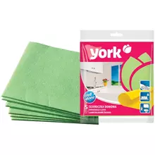 Салфетки для уборки York набор 5 шт. вискоза 35*35 см
