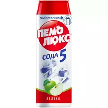 Средство чистящее Пемолюкс "Сода 5. Яблоко", порошок, 480 г