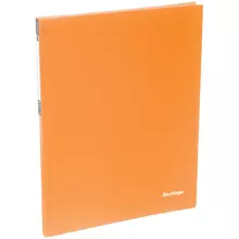Папка c пружинным скоросшивателем Berlingo "Neon" 17 мм. 700 мкм. неоновая оранжевая
