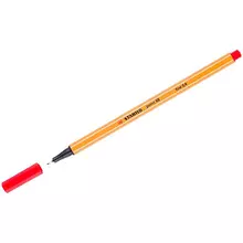 Ручка капиллярная Stabilo "Point 88" красная 04 мм.