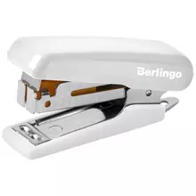 Мини-степлер №10 Berlingo "Comfort" до 10 л. пластиковый корпус белый