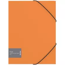 Папка на резинке Berlingo "Fuze" А4, 600 мкм, оранжевая