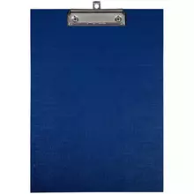 Планшет с зажимом OfficeSpace А4 бумвинил синий