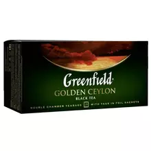 Чай Greenfield "Golden Ceylon" черный 25 фольг. пакетиков по 2 г