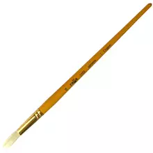Кисть художественная щетина Гамма "Студия" круглая №16 длинная ручка