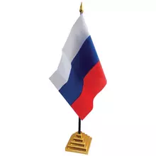 Флаг настольный "Россия" ArtSpace пластик. подставка