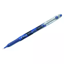 Ручка гелевая Pilot "P-500" синяя игольчатый стержень 05 мм. одноразовая