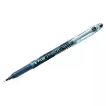 Ручка гелевая Pilot "P-500" черная игольчатый стержень 05 мм. одноразовая