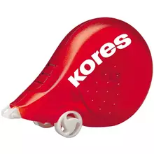 Корректирующая лента Kores "Scooter", 4,2 мм.*8 м. красный, блистер
