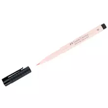 Ручка капиллярная Faber-Castell "Pitt Artist Pen Brush" цвет 114 нежно-розовый пишущий узел "кисть"