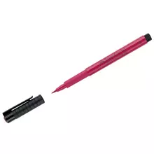 Ручка капиллярная Faber-Castell "Pitt Artist Pen Brush" цвет 127 розовый кармин пишущий узел "кисть"