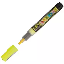 Маркер меловой MunHwa "Black Board Marker" желтый 3 мм. водная основа