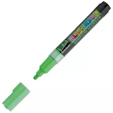 Маркер меловой MunHwa "Black Board Marker" зеленый, 3 мм. водная основа