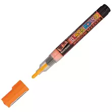 Маркер меловой MunHwa "Black Board Marker" оранжевый, 3 мм. водная основа