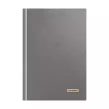 Книга учета OfficeSpace А4 96 л. клетка 200*290 мм. бумвинил цвет серый блок офсетный
