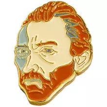 Значок металлический Подписные издания "Ван Гог", эмаль, 1,5*2,2 см