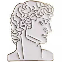Значок металлический Подписные издания "Давид", эмаль, 1,7*2,3 см